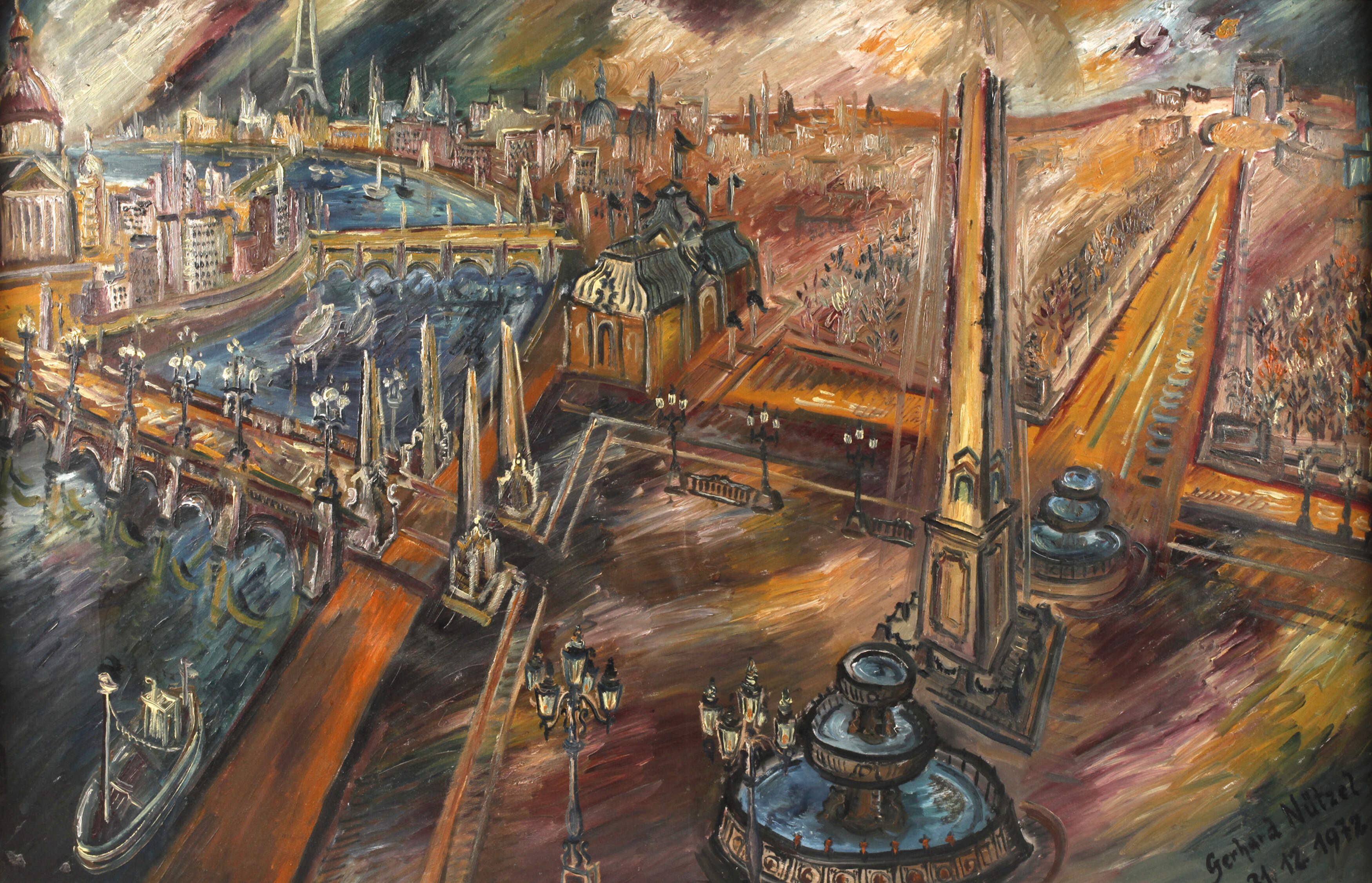 Gerhard Nützel, Paris aus der Vogelschau