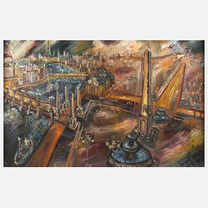 Gerhard Nützel, Paris aus der Vogelschau