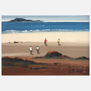 Silvio Pinto, Am Strand