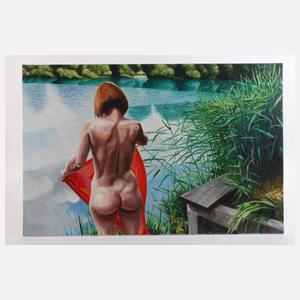 Georg C. Wirnharter, "Cora mit rotem Tuch ..."