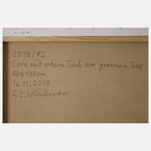 Georg C. Wirnharter, "Cora mit rotem Tuch ..."