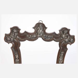 Kleiner barocker Rahmen mit Silberauflage
