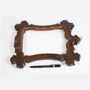 Kleiner barocker Rahmen mit Silberauflage