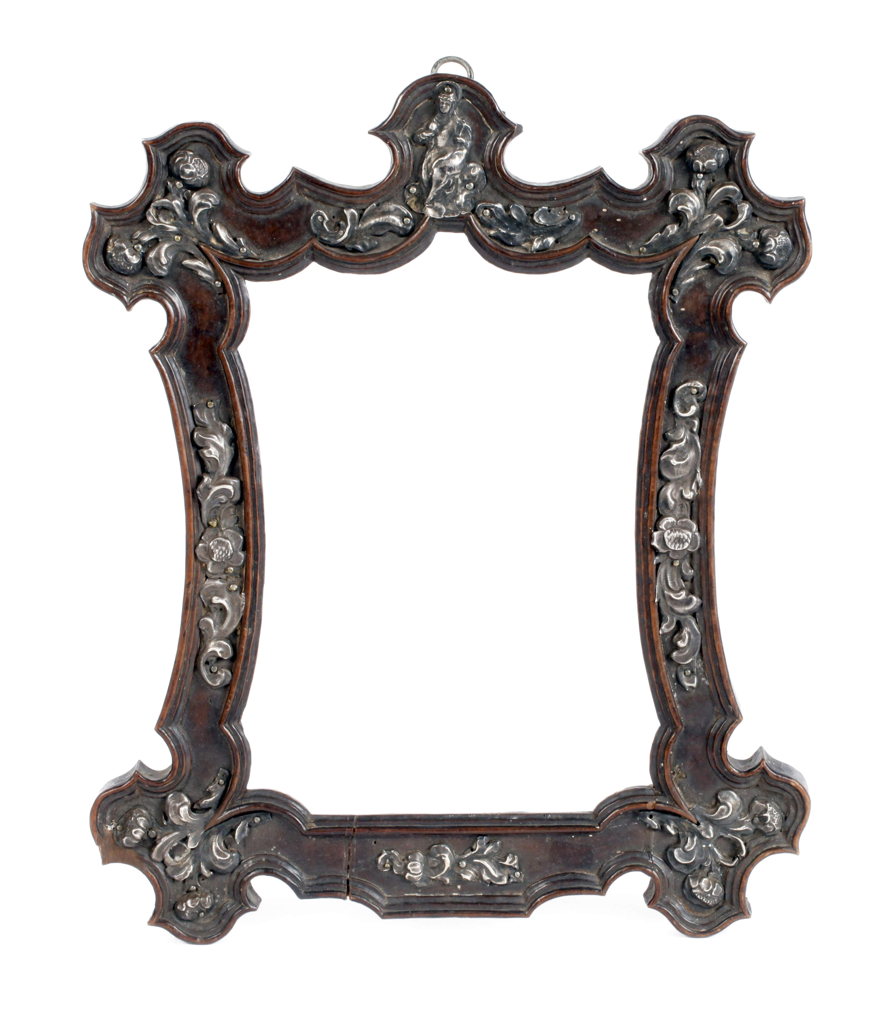 Kleiner barocker Rahmen mit Silberauflage