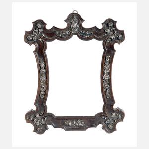 Kleiner barocker Rahmen mit Silberauflage
