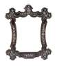 Kleiner barocker Rahmen mit Silberauflage