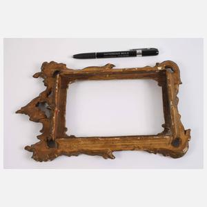 Kleiner geschnitzter Rahmen Rokoko