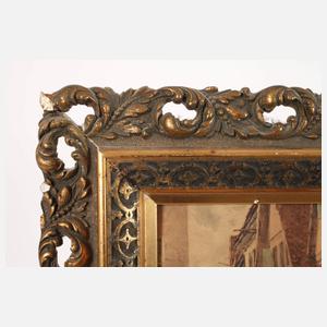 Rahmen Historismus mit galanter Szene