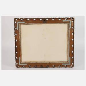 Rahmen Historismus mit galanter Szene