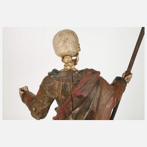 Geschnitztes Memento Mori