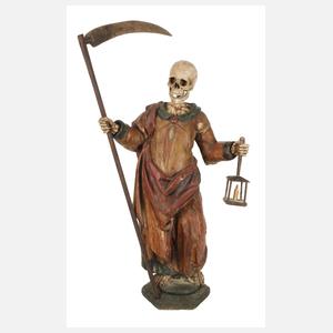 Geschnitztes Memento Mori