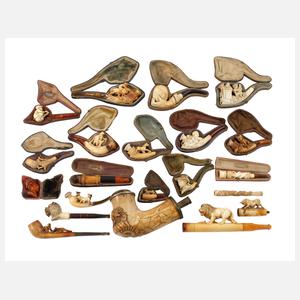 Konvolut Meerschaumpfeifen