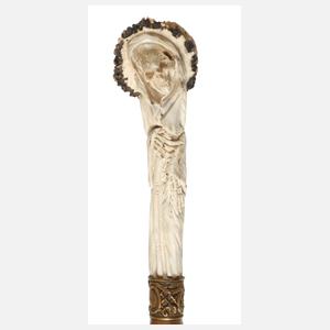 Spazierstock Memento Mori