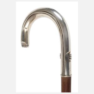 Spazierstock Silber