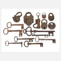 Konvolut Schlösser und Schlüssel111