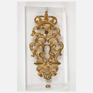 Vier historische Beschläge