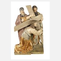 Geschnitzte Heiligenfigur111