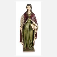 Geschnitzte Heiligenfigur111