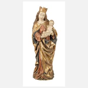Geschnitzte Marienplastik