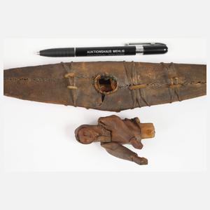 Modell eines traditionellen Kajak