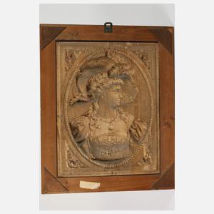 Paar Reliefs Historismus