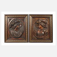 Paar Reliefs Historismus111