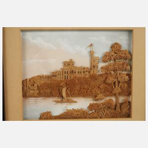 Paar Korkschnitzereien