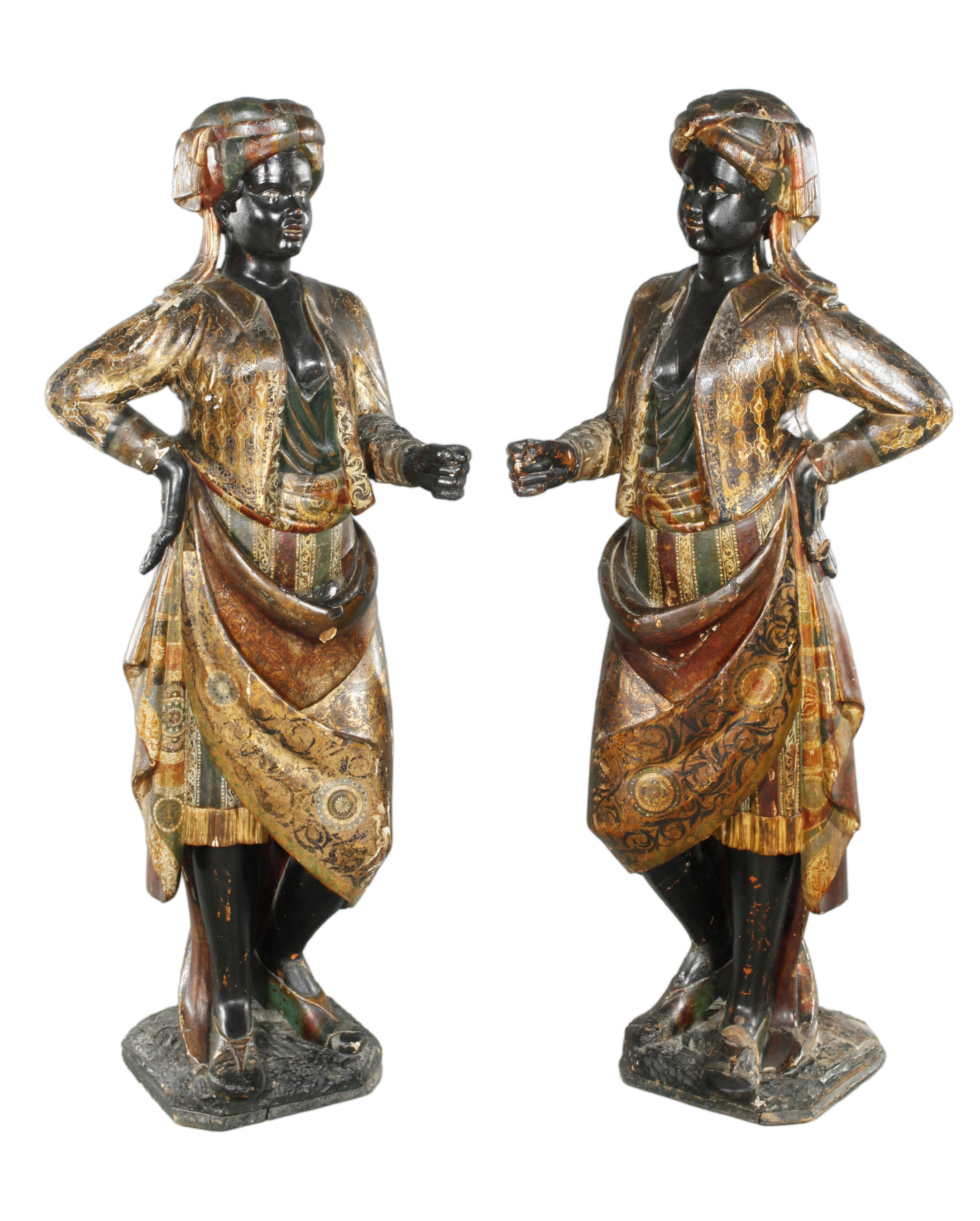 Paar venezianische Dogenpage