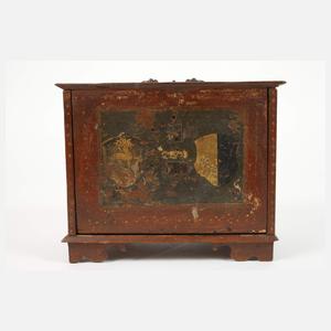 Barocke Kassette mit Wismutmalerei