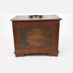 Barocke Kassette mit Wismutmalerei