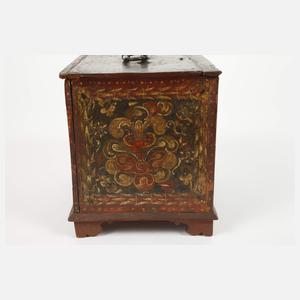 Barocke Kassette mit Wismutmalerei