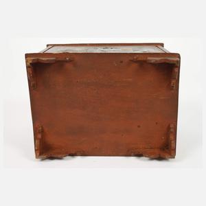 Barocke Kassette mit Wismutmalerei