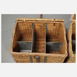 Zwei historische Transportkörbe