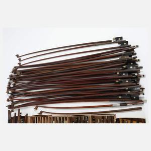 Großes Konvolut Geigenbögen