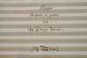 Handgeschriebene Noten des Giuseppe Tartini