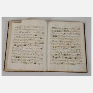 Zehn Notenbücher Mozart und Beethoven