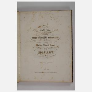 Zehn Notenbücher Mozart und Beethoven