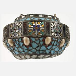 Deckenlampe Bleiglas