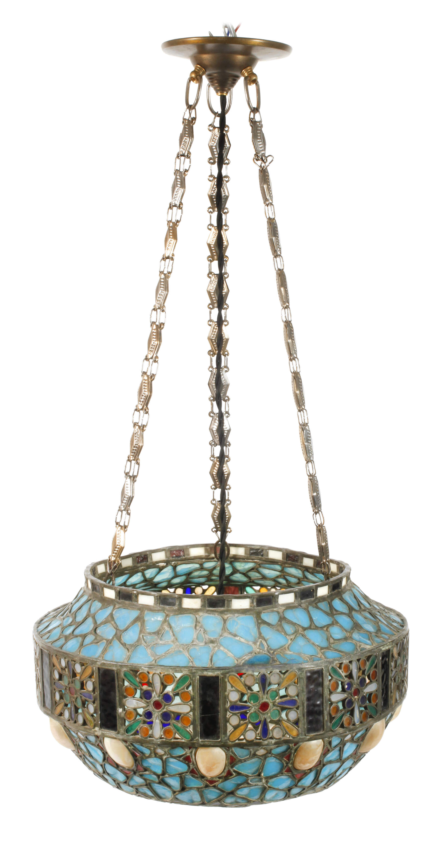 Deckenlampe Bleiglas