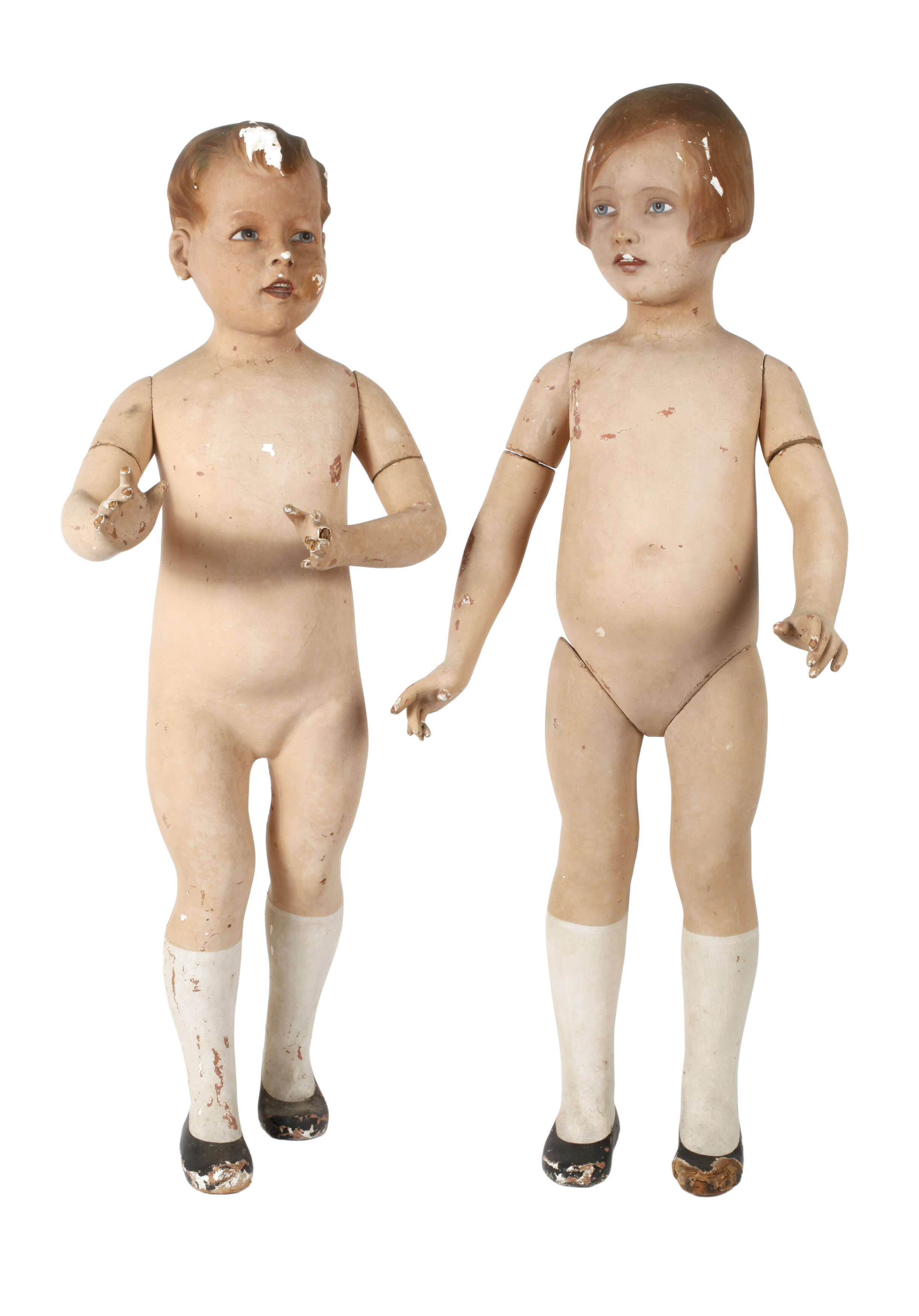 Zwei Schaufensterpuppen