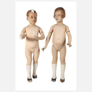 Zwei Schaufensterpuppen