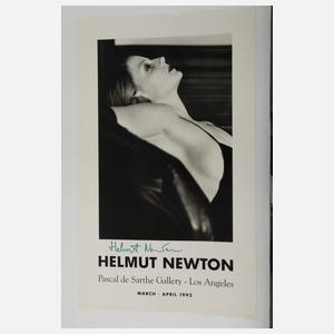 Ausstellungsplakat Helmut Newton