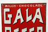 Emailleschild Gala