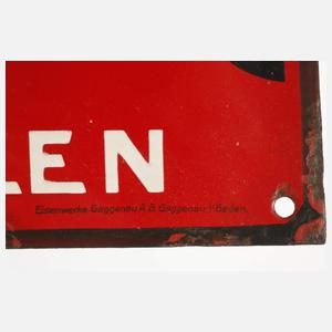 Emailleschild Gala
