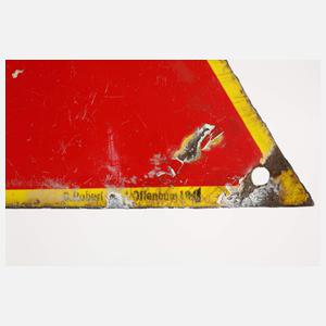 Emailleschild Schall & Schwencke