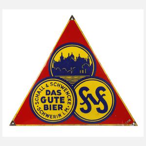 Emailleschild Schall & Schwencke