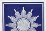 Emailleschild Polizei