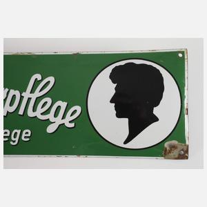 Emailleschild Schwarzkopf