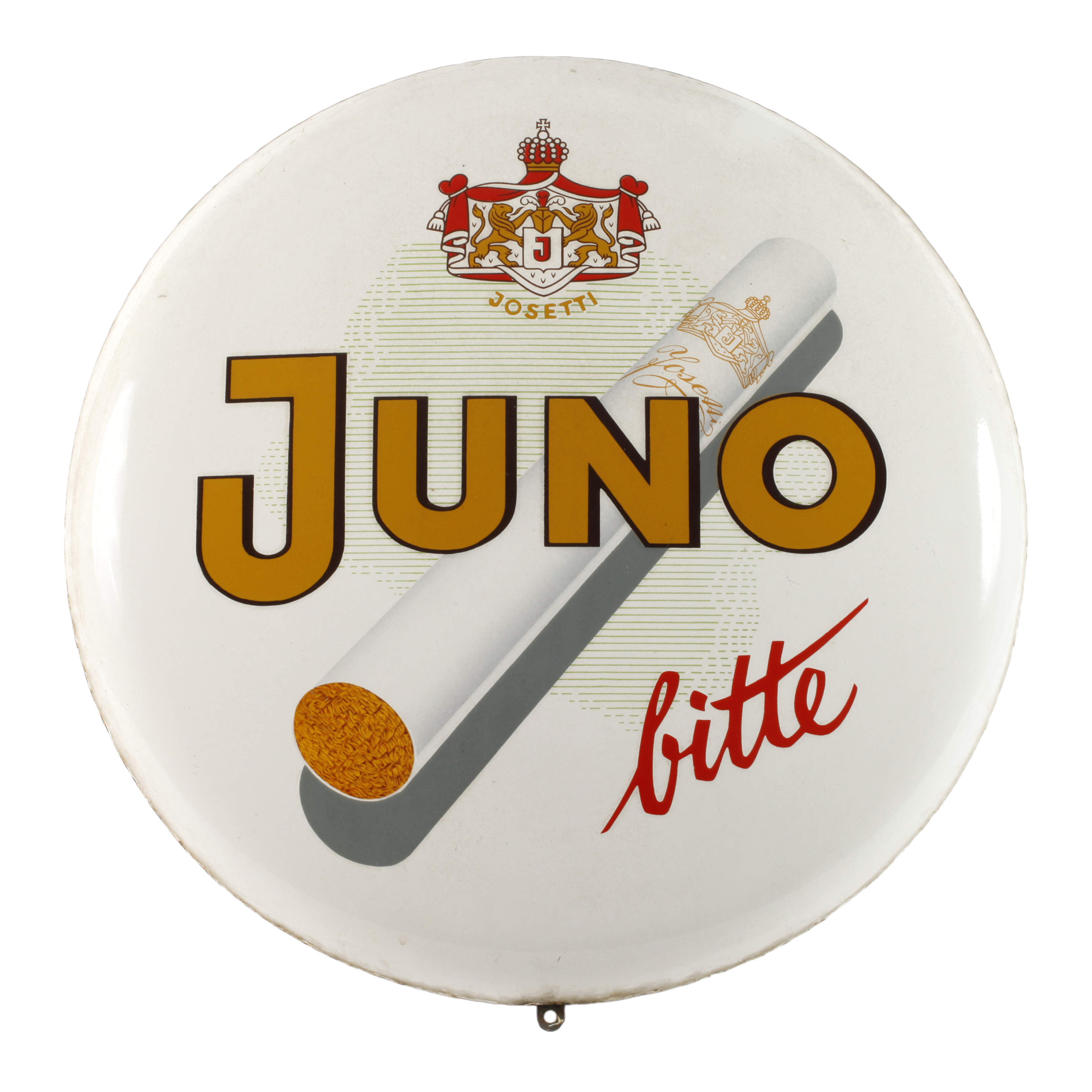 Emailleschild Juno