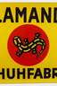Emailleschild Salamander
